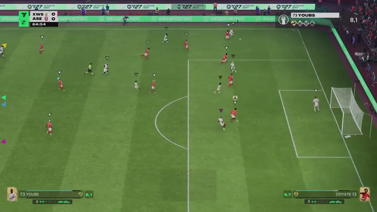 A Youbs_ Pro Clubs match in EA FC 27.